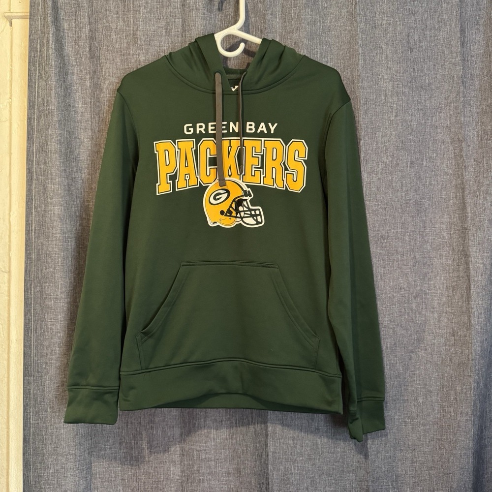 Green Bay Packers Hoodie Men's S Green‎ NFL Team Apparel Hoodie